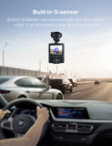 Dash Cam, GPS Dual Dash Camera 1080P Front and 720P Inside Car Dash Cam with 2.4" Screen IR Super Night Vision Parking Mode Loop Recording G-Sensor