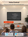 TECKIN Smart Dimmer Switch,Wifi Dimmer Light Switch Work with Alexa and Google Home and Siri,Remote and Voice Control,Schedule and Timer,Single Pole,No Hub Required