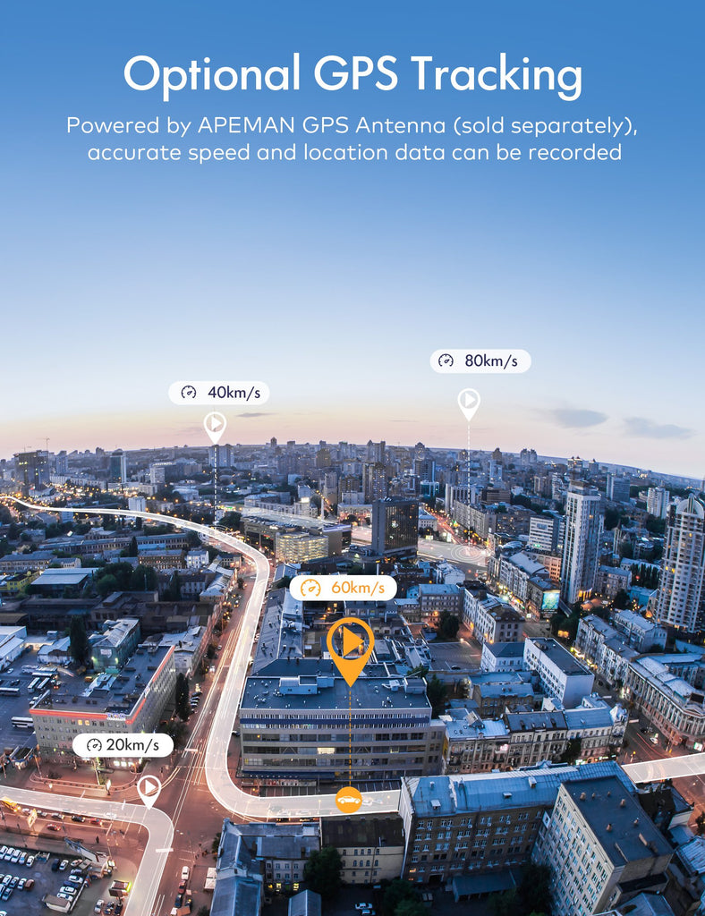 APEMAN C580B Dash Cam
