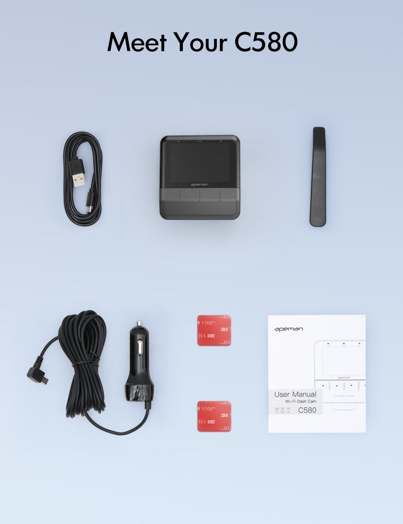 APEMAN C580B Dash Cam