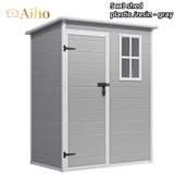 5' x 3' Plastic Outdoor Shed  for Patio - Gray