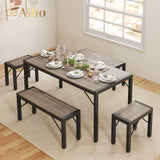 Dining Table Set for 6 - Gray