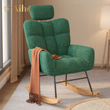 Nursery Rocking Chair for Nursery, Bedroom, Living Room - Green