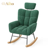 Nursery Rocking Chair for Nursery, Bedroom, Living Room - Green