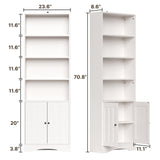 Bookcases to keep your office and study tidy - White