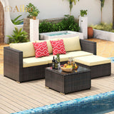 Aiho 5-piece Outdoor Sofa set for Patio - Beige