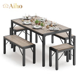 Dining Table Set for 6 - Gray