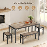 Dining Table Set for 6 - Gray