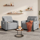 Asofer Sofa Bed Chair, 3 in 1 Convertible Futon Couch, Adjustable Backrest, Breathable and easy to clean, Gray