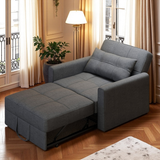 3 in 1 Convertible Sofa Bed Chair for Living Room , Aiho Sleeper Sofa Bed for Living Room, Dark Gray