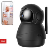 Baby Monitor with Camera, Auto Night Vision Auto Wake-up Mode 2-Way Intercom Talk Lullabies with 2.4 GHz Wireless Transmission Technology