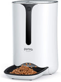 Faroro Automatic Cat Feeder, 7L Cat Food Dispenser with Portion Control, 1-5 Meals Per Day, 10s Voice Recording, Dual-Power Supply for Cats and Small Dogs