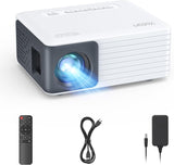 Mini Projector, YOTON Portable Phone Projector 1080P Supported, 6000 Lumens Brightness Home Projector Y3 Compatible with Fire Stick, HDMI, USB, PS5, Xbox, iOS, Android, Laptop