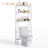 3-Shelf Over the Toilet Space Saver，Over the Toliet Storage - White