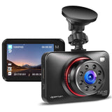 Dash Cam APEMAN, 1080P Full HD Dash Camera for Cars, 3 IPS Screen, Night Vision, 170°Wide Angle, WDR
