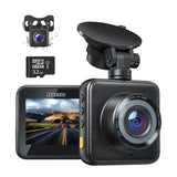 iZEEKER Dash Camera Front and Rear, 1080P FHD Dual Car Camera with SD Card, Accident Recording, Parking Monitor, Night Vision, WDR