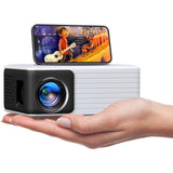 Apeman LC350 LCD Native 480P Support 1080P Home Theater Projector, Dual Speakers, Eyes Protection