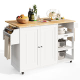 Kitchen Island & Carts for Home Storage - White