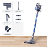 Cordless Vacuum Cleaner 26000PA,Lightweight Stick Vacuum Cleaner for Carpet, Pet Hair ,Kitchen, Dining Room, with LED Headlig