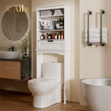 Aiho Bathroom Over The Toilet Storage Cabinet - White