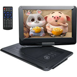 Yoton 17.5" Portable DVD Player with 15.5" HD Swivel Screen for Car and Kids