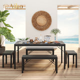 Dining Table Set for 6 - Black