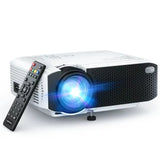 Apeman 1080P Supported Mini Projector,4500Lumens,180" Display,30,000Hrs LCD4.0 Home Theater, Compatible with Laptop/Smartphone