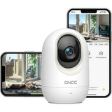 GNCC P10 1080P HD Indoor Security Camera,2.4GHz Wifi Baby&Pet Monitor,Infrared Night Vision,2-Way Audio,APP Control