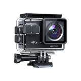 iZEEKER Action Camera 4K30FPS 20MP, 40M Underwater Camera Waterproof, Touchscreen Vlog Helmet Camera, 170°Wide Angle, WiFi,Remote Control, Camcorder, 2 x 1050 mAh Batteries and Accessory Kit-iA100