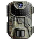 CocoBear Trail Camera 32MP 1080P Night Vision Game Camera, 0.2s Trigger, IP66 Waterproof, No-Glow Infrared, Motion Activated, Supports Up to 128GB SD Card, Hunting & Wildlife Monitoring