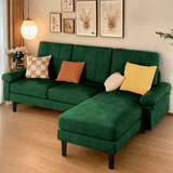 Lofka Sectional Couch, Convertible L Shaped Couches for Living Room, Upgraded Sofas for Small Spaces, Green
