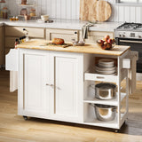 Kitchen Island & Carts for Home Storage - White