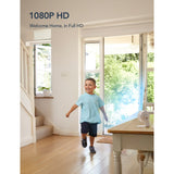 Indoor Security Camera, 1080P with Night Vision, 2-Way Audio, Motion Detection, Cloud & SD Storage, Works with Alexa and Google Home