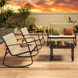 Asofer Patio Furniture Set, Potting Bench, All-weather Patio Bistro Set, for Balcony, Porch, Lawn