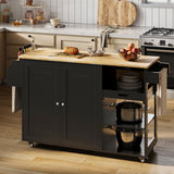 Kitchen Island & Carts for Home Storage - Black