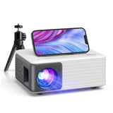 Crosstour WiFi Mini Portable Projector, HD 720P Supported Portable Video Outdoor Movie Projector with 200'' Large Screen