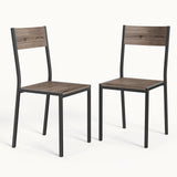 Asofer Small Kitchen Table Sets with Dining Chairs, Dining Table Set for 4 with Bench for Breakfast Nook, Small Space, Grey