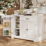 42.3 "W Coffee Bar with Doors and Drawer - White