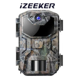 IZEEKER iG200W 20MP 1080HD Trail Camera Night Vision Infrared Game Camera 0.2 Trigger Times IP66 Waterproof Hunting Camera Outdoors for Home Security