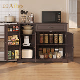 42.3 "W Coffee Bar with Doors and Drawer - Brown