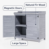 Asofer Patio Furniture Set, All-weather Patio Bistro Set, Potting Bench, for Balcony, Porch, Lawn