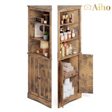 160cm Tall Corner Cabinet - Retro