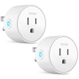 Teckin Smart Plug, Timer and Remote Control, Voice Control, Mini Smart Outlet, 2 Packs