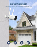 Voger WiFi Smart Security Camera Outdoor Camera, 1080P with IP66 Weatherproof Motion Detection Night Vision,2-Way Audio Cloud Storage ,Works with Google Home ( 2.4Ghz Wifi Only)