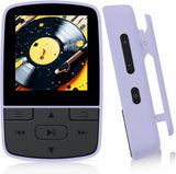 CocoBear YM03 MP3 Player with Bluetooth 5.2, Hi-Fi Sound, FM Radio, Voice Recorder, Clip, Supports up to 64GB TF Card, Earphones Included, TF Card Not Included