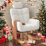 Nursery Rocking Chair for Nursery, Bedroom, Living Room - White