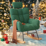 Nursery Rocking Chair for Nursery, Bedroom, Living Room - Green