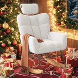 Nursery Rocking Chair for Nursery, Bedroom, Living Room - White