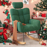 Nursery Rocking Chair for Nursery, Bedroom, Living Room - Green