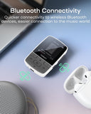 Cocobear yoton MP3 Player with Bluetooth 80GB, 5.2 HiFi Portable Music Player with FM Radio, Recorder, Pedometer, Stopwatch, Earphones Included Ideal New Gift
